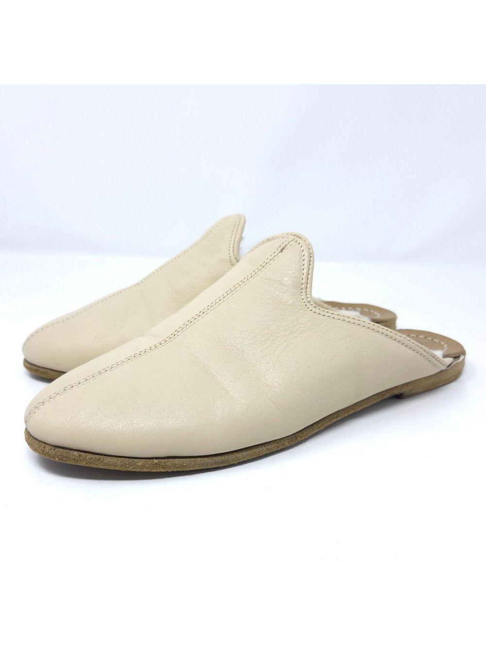 Women's Saba Baba Shearling Mule Slip On Shoes Sz 40 / US 8.5